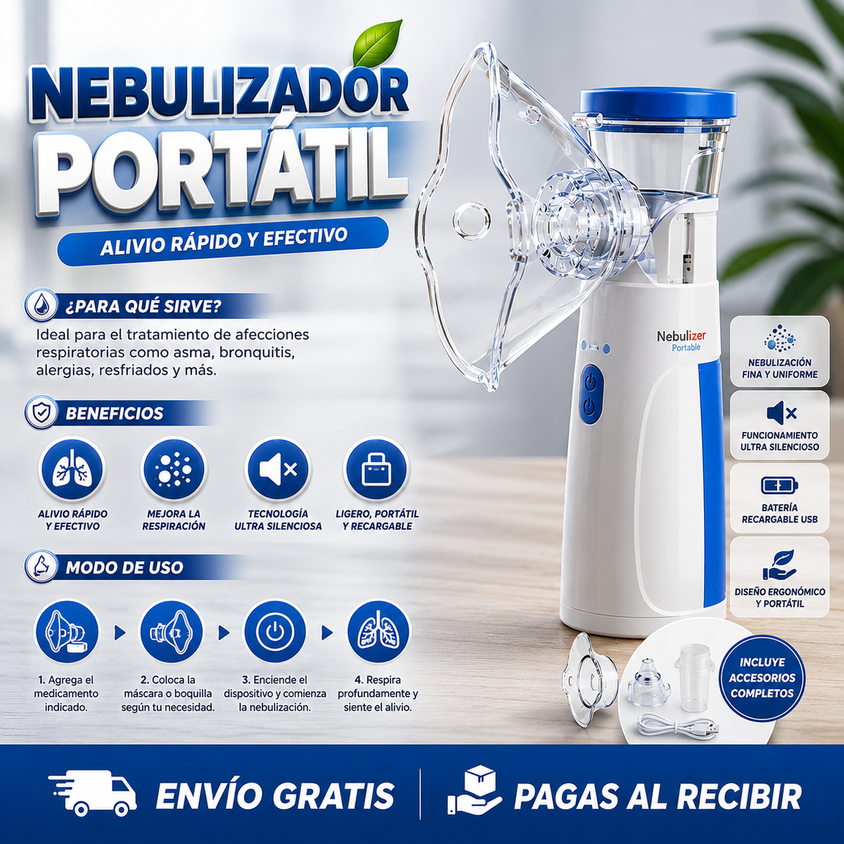 Nebulizador Portatil