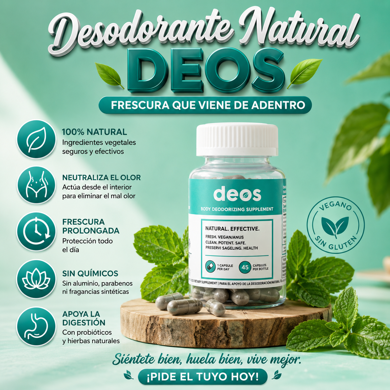 Deos Desodorante Corporal Natural